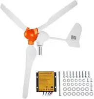 800W vėjo turbina, 12V, 3 mentės, MPPT, namams, sodybai, kemperiui, valčiai, autonominei energijai, vėjo jėgainė, vėjo generatorius