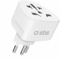 SBS CH Travel Adapteris - Universal - Baltas