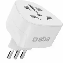 SBS IT kelioninis adapteris – universalus – baltas