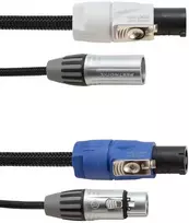 Kombinuotas kabelis Eurolite DMX P-Con/3-pin XLR, 3m