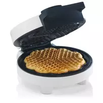 Vaflinė Trebs vafeļu panna sirds formā 1000W balta