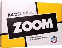 Zoom Kopijavimo popierius A4 80g ZOOM baltas 150 CIE 80g 500 lapų