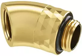 „Barrow Dazzle“ adapteris, 45 laipsnių, G1/4 colio kištukas į G1/4 colio kištuką, pasukamas, aukso spalvos
