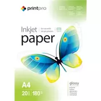 ColorWay PrintPro Photo Paper, 20 sheets | High Glossy | 180 g/m² | A4