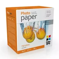 ColorWay Photo Paper, 500 sheets | High Glossy | 200 g/m² | 10x15