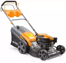 Benzininė vejapjovė su savaeigiu, 460 mm pjovimo plotis, 62L žolės surinktuvas, mulčiavimo funkcija, galinių ratų pavara