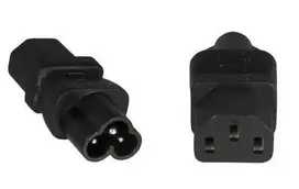 Premiumcord „Microconnect PE613AD C6 C13 Juodas“ maitinimo kištuko adapteris