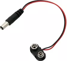 1082# Adapterio jungtis 9v 6f22 nuolatinės srovės kištukas 2.1/5.5