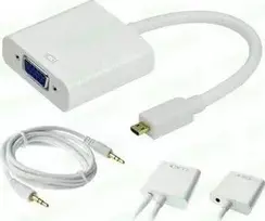 Adapteris AV Renov8 micro HDMI į VGA adapteris su garso išvestimi