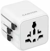 CANYON kelioninis adapteris OnTour One ES/JK/JAV/Australijos baltas