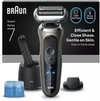 „Braun Series 7“, 72-C7200CC drėgno ir sauso skutimosi barzdaskutė su „SmartCare“ stotele