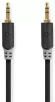 Nedis Stereo Audio kabelis jack 3.5 mm (M) - jack 3.5 mm (M) 10.0 m juoda