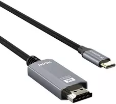 Wozinsky WCCH-01 USB-C - HDMI 4K 60Hz kabelis 1,8 m - juodas