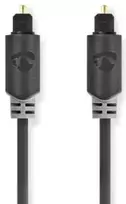 Nedis Optický audio kabelis TosLink (M) - TosLink (M) 1.00 m juoda