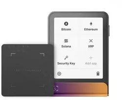 Aparatinė piniginė kriptovaliutoms Ledger Flex Ferro Fuchsia Crypto su atstatymo raktu