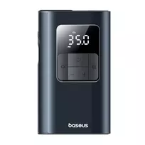 „Baseus“ padangų kompresorius „PrimeTrip VA1 75W 2in1“ su žibintuvėliu ir išorine baterija, 6000 mAh, juodas