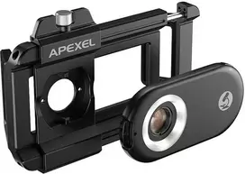 Mobilus Telefonas Mikroskopas - Apexel APL-MS200 200x Didinimas su LED Šviesa