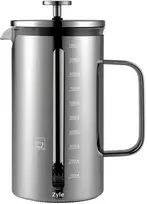 Kavamalė Kavinukas su nuspaudimu ZYLE, ZY611CF, stiklinis, 1000 ml