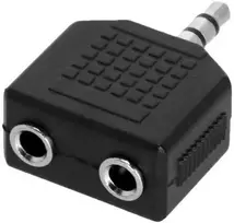 Adapteris 2x3,5mm/f-3,5mm/m Adam Hall 4 STAR AY MF3 MM3