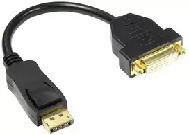 GoodConnections Good Connections Adapterkabel DisplayPort 1.2 St./ DVI-I 24+5 Bu. juodas 0,2m