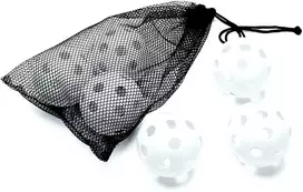 UNIHOC rungtynių kamuoliukai balti ENERO 6 vnt.