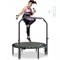 Vevor 40" sulankstomas mini fitneso batutas su rankena