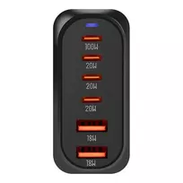OBAL:ME Terminal GaN Desk Charger 4C2A 100W Juodas
