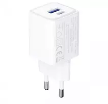 3Mk Protection Accessories - 3mk Hyper Charger PD 33W GaN QC4+ PPS AFC FCP SCP 1A1C Baltas