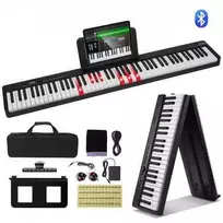 Vevor 88 klavišų sulankstomas klavišinis pianinas su Bluetooth