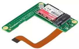 Raspberry Pi M.2 HAT+ Compact – NVMe diskas ir M.2 priedų adapteris, skirtas Raspberry Pi 5