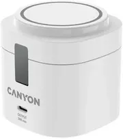 Canyon 4 in 1 Wireless Charging Stand, 30W max, Size: 70x70x70.3mm, weight: 414g, with 65W charger and 1M cable, baltas