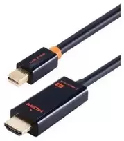 Cabletime 580340073, 1 m, Mini DisplayPort, HDMI, Kištukas, Kištukas, Auksinis