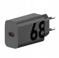 MOTOROLA originalus C tipo įkroviklis 68W MC682N juodas urmu