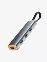 Cabletime USB-C dokas, 5 prievadai, 3x USB-A 3.2 Gen 1, 1x HDMI 4K@60Hz,