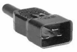 Coferro Cables „Mercodan“ – maitinimo kabelis – IEC 320 EN 60320 C20 į IEC 320 EN 60320 C13 – AC 250 V – juodas