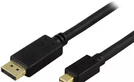 Mercodan 932455, 4,5 m, DisplayPort, Mini DisplayPort, Kištukas, Kištukas, Juoda