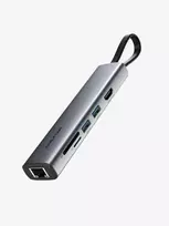 Cabletime USB-C dokas, 7 prievadai, 2x USB-A 3.2 Gen 1, 1x HDMI 4K@60Hz,
