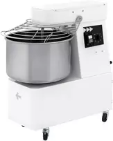 Virtuvinis kombainas Prismafood Spiralinis maišytuvas su fiksuotu dubeniu, 2 greičiai, 128 kg/val., 48 l, 400 V, 2200 W