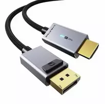 Cabletime Premium kabelis DisplayPort - HDMI, 4K/30Hz, 1m