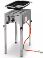 Dujinė kepsninė su keptuve „Grilis Master Mini“ 340x540x(A)840 mm 5,8 kW - Hendi 154700