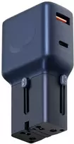 Įkroviklis jungiama į tinklą Energea TravelGo Adapteris 35 USB-A/USB-C 35W mėlyna