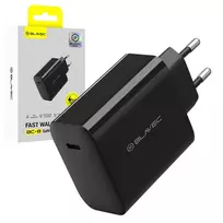 Blavec Wall charger BC-8 GaN4 – Type C – PD QC 65W 3A (TCBC8G4-CB653A) juodos spalvos