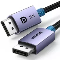 Kabelis DisplayPort DP - DP 2.1 16K@60Hz 1m 80Gbps DP131 UGREEN