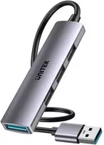 UNITEK kompaktiškas USB-A šakotuvas 3x USB 2.0 + 3.0 5GBPS