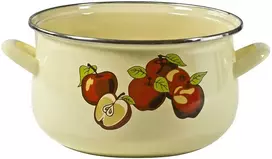 Obuolių emalio puodas 20 cm DOMOTTI