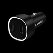 CANYON car charger OnDrive 60 PD 60W 2xUSB-C Juodas