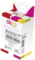 Armor K10306OW, Juoda, Mėlyna, Purpurinė, Geltona, HP, OJ 6100/6600, 30 ml, 12 ml, rašalinis profesionalus