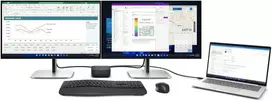 HP USB-C dokas G6 100W - 3x USB 3.2, 2x USB-C (15W), 2x DisplayPort 1.4, 1x HDMI 2.1, 1x RJ-45, 1x nano užrakto lizdas, 3 metai