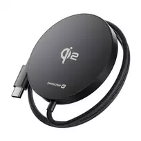 „Swissten MagPuck Qi2“ belaidis įkroviklis, 1,5 m (suderinamas su „MagSafe“)