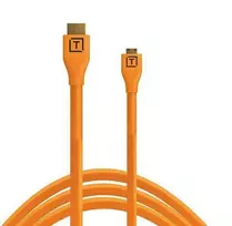 HDMI kabelis - Tether Tools Pro HDMI Micro į HDMI 2.0 6ft Juodas